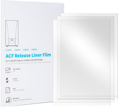 3pcs ACF Release Liner Film for Saturn 3 Ultra Resin Printer - Less Tension, 3X
