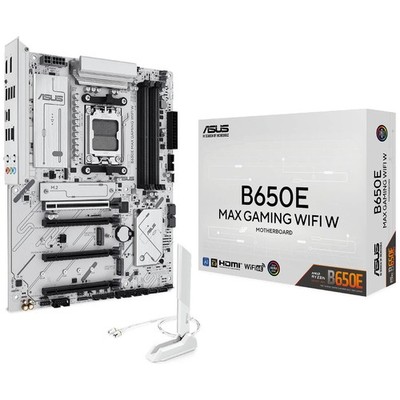 Asus B650E MAX GAMING WiFi W Motherboard AMD B650 AM5 DDR5 ATX Wi-Fi 6/6E SATA3