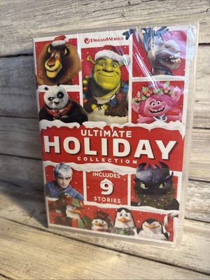 NEW! DreamWorks Ultimate Holiday Collection DVD Sealed Shrek Trolls 9 Stories