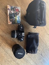 Nikon EM 35mm Film Camera W/ Nikon 50mm F1.8 w/Telephoto lens