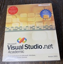 Microsoft Visual Studio .Net 2003 Academic  Factory Sealed 