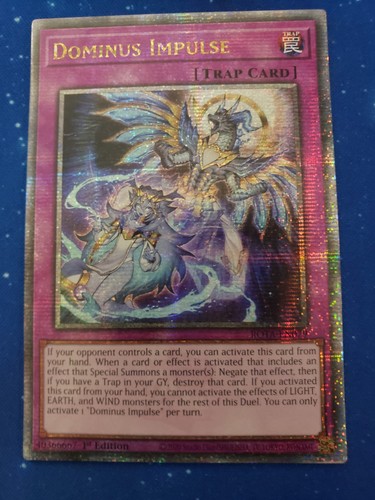 Dominus Impulse [Quarter Century Secret Rare] ROTA-EN079 YuGiOh Rage of the Abyss card