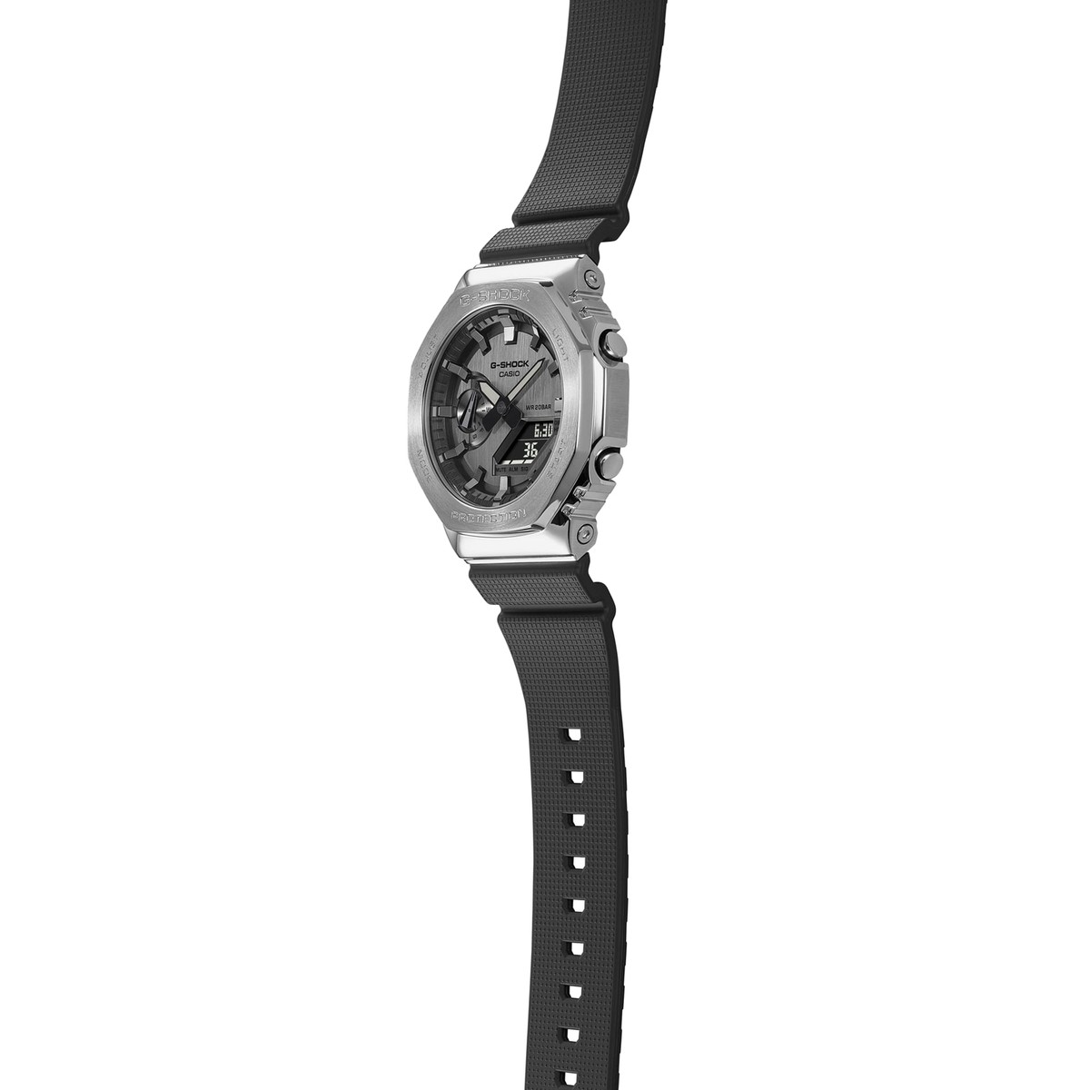 Casio G-Shock GM-2100-1AJF Quartz Metal Case Silver 44.4mm Watch