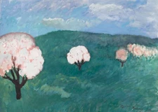 GERSHON BENJAMIN : The Orchard : Archival Art Print