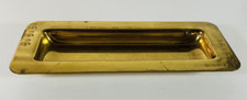 Rectangular tray, empty brass pocket, Sinbio