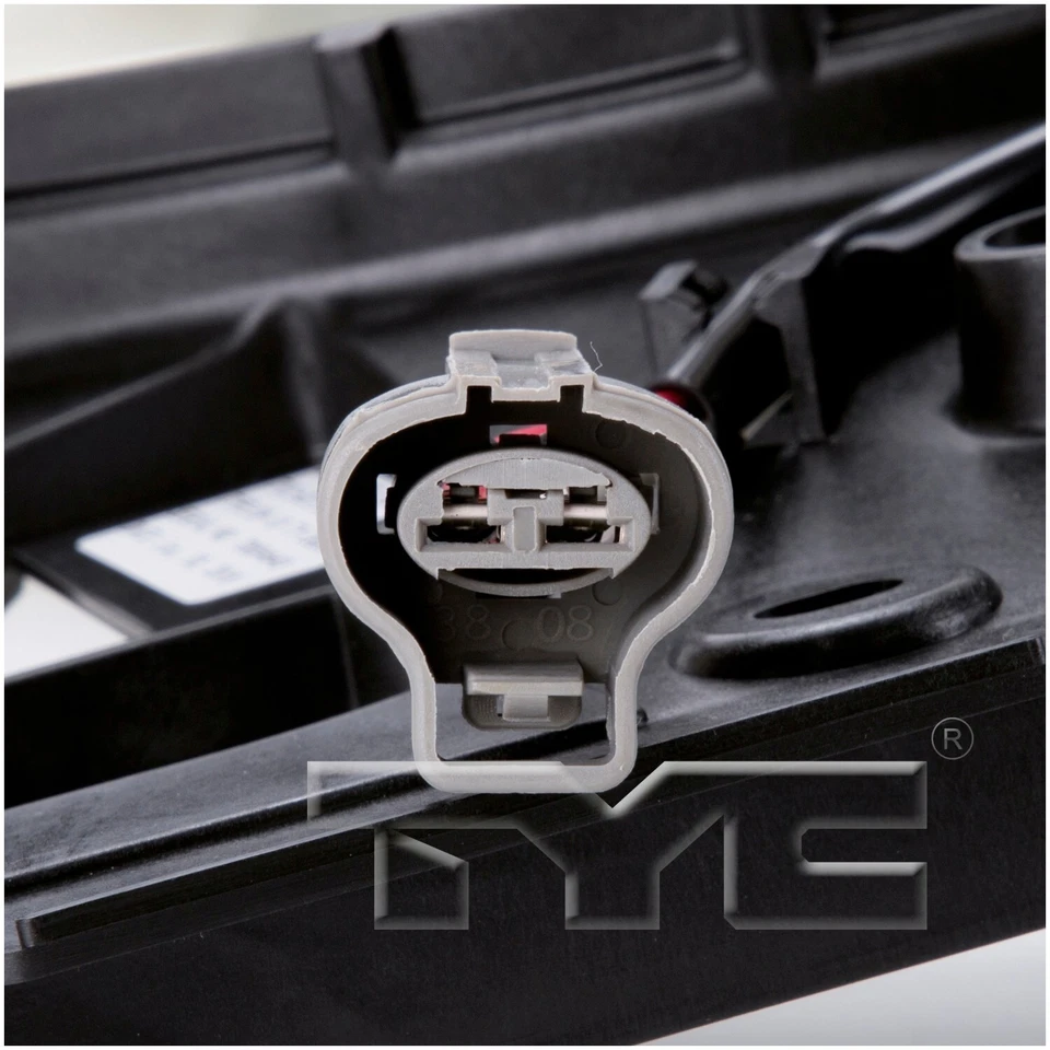 Conjunto de ventilador de radiador y condensador doble TYC para Toyota Matrix 2009-2013 1,8 L Foto 4 de 4