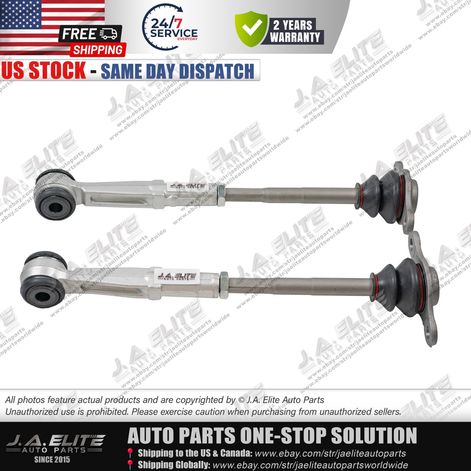 2pcs Rear Complete Tie Rod fit Ferrari 458,488,FF,F12,F8,California, OEM:245161