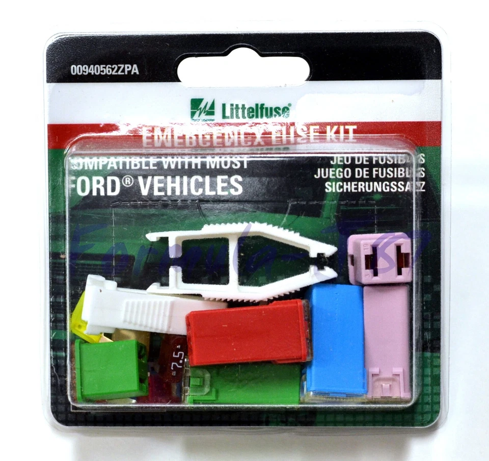 Kit de fusíveis de emergência Littelfuse 00940562ZPA Ford LP MINI LP JCASE LPJCASE 21 peças - Imagem 2 de 3