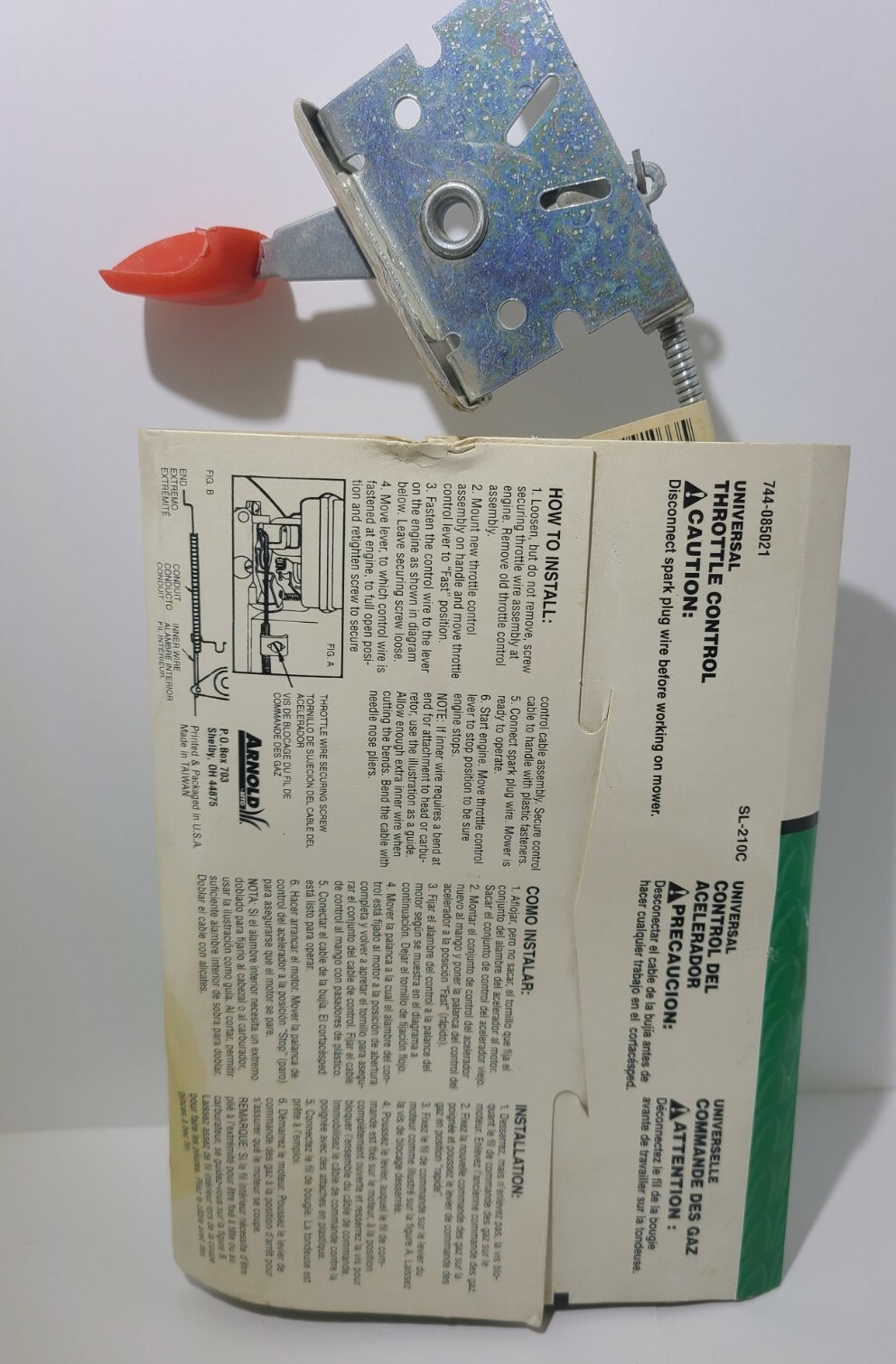 NOS Arnold 57" UNIVERSAL THROTTLE CONTROL SL210C eBay