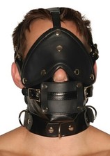 Genuine Leather Bondage Face