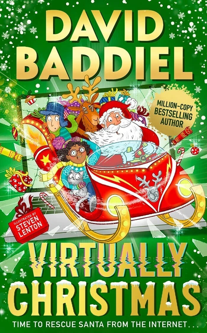 Virtually Christmas: Fantastic Festive fun for kids by David Baddiel Hardcover