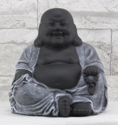 Steinfigur Buddha, 214/1 Feng Shui, Glücksbuddha Deko Geschenk Figur Skulptur 