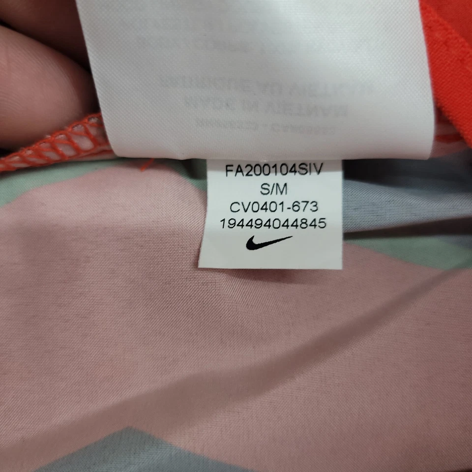 Nike Jacket Mens Small Medium Red Team Kenya Marathon Running Geometric Poncho - Image 4 of 4