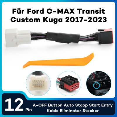 Stop Start Engine Deaktivieren Kable Für Ford C-MAX Transit Custom Kuga 2017-23