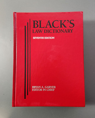 Blacks Law Dictionary 5th Fifth Edition Legal Judicial Words Phrases