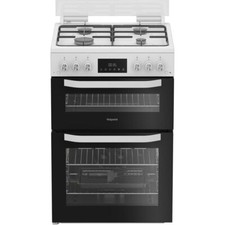 Hotpoint HTG6GDCW Gas Cooker 60cm Free Standing White New