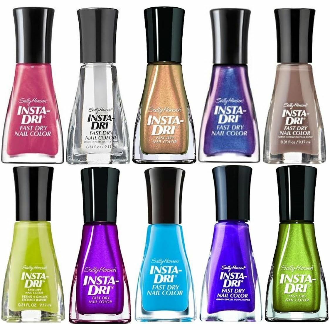 Sally  Sally Hansen Insta-Dri Nail Polish Color ~ Choose Your Shade | eBay