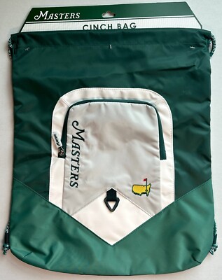 2026 Masters Tournament Cinch Bag Backpack Augusta National Golf