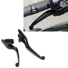 For Harley Road Glide FLTRX FLTRXK Brake & Clutch Levers Grips Hand Black 21-24 