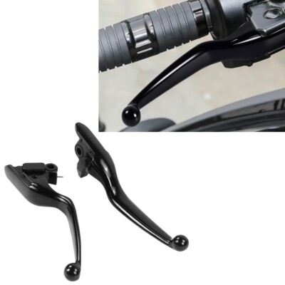 For Harley Road Glide FLTRX FLTRXK Brake & Clutch Levers Grips Hand Black 21-24 