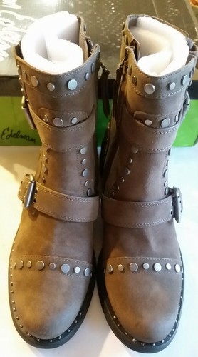 sam edelman womens drea,dk taupe suede 