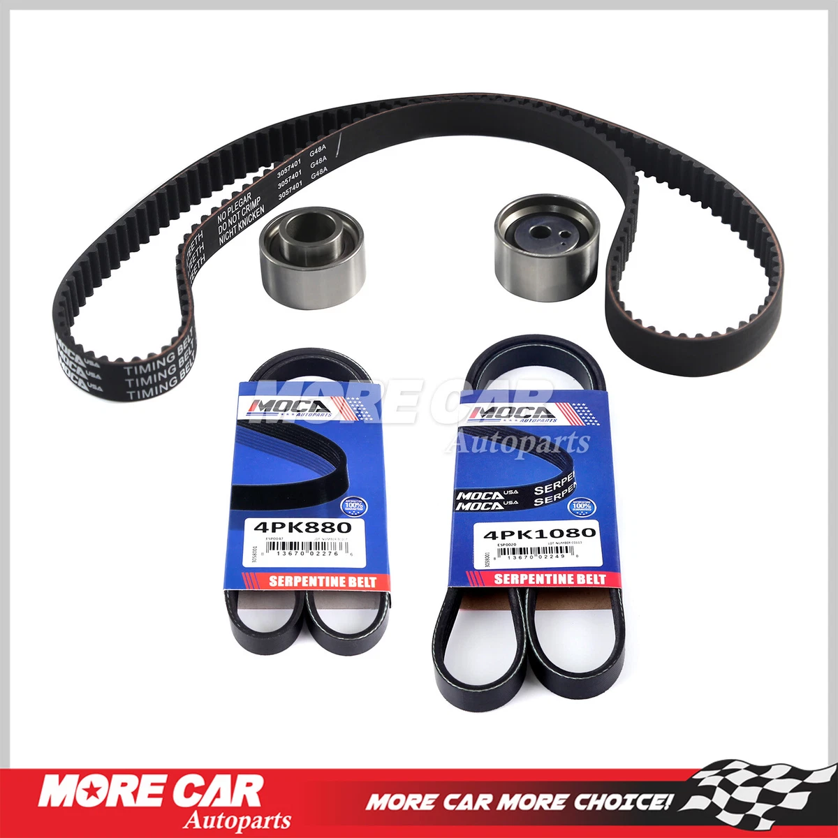 Serpentine belt hot sale and timing belt