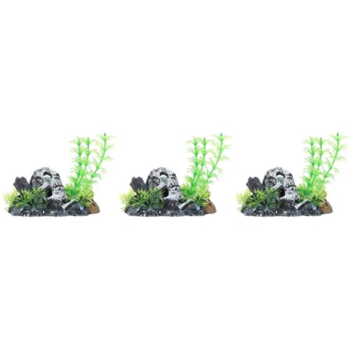 3 PCS Plantes Reptiles achats Étang Aquarium Décor D'habitat D'aquarium