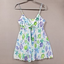 Victoria Secret Intimate Sleepwear Women's Medium Sheer Fish Baby Doll Lingerie