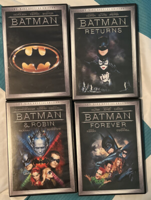 Batman / Batman Returns / Batman s & Robin / Batman Forever  4 DVD Set