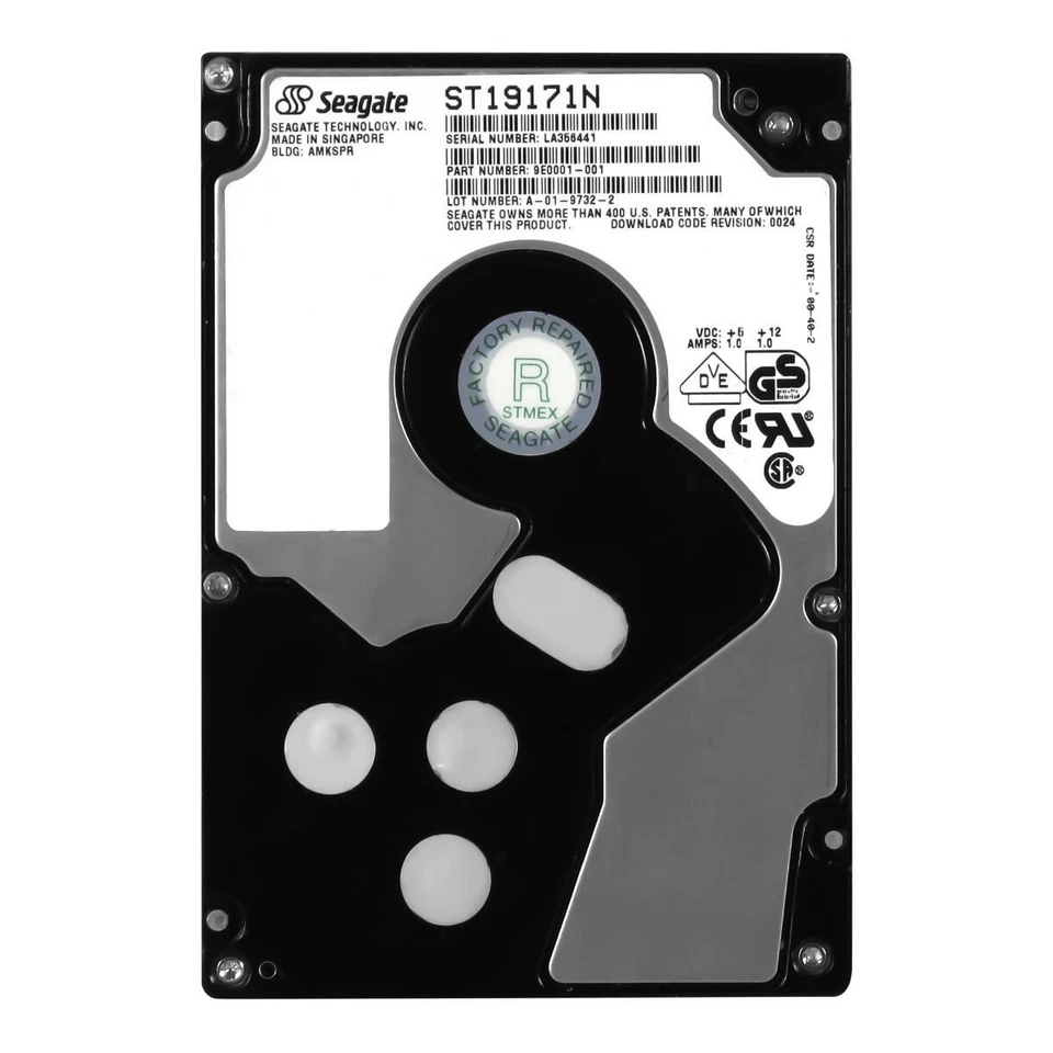 Seagate barracuda ST19171N 9E0001-001 9.1GB 7200U/Min 50pin 512KB SCSI 3.5 " Af - Image 3 of 3