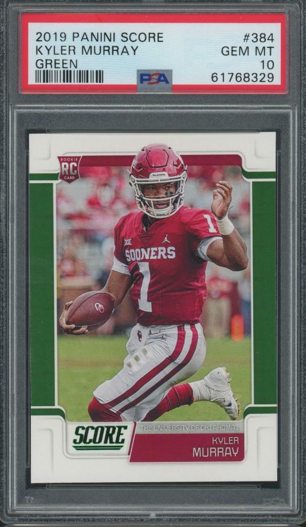 Kyler Murray Panini Score #384 Green
