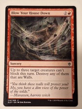 Blow Your House Down - (MP) Throne of Eldraine - Magic the Gathering MTG
