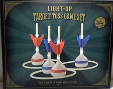 Light-Up Target Toss Game Set Toss & Watch Em Streak Across The Sky Fun Game