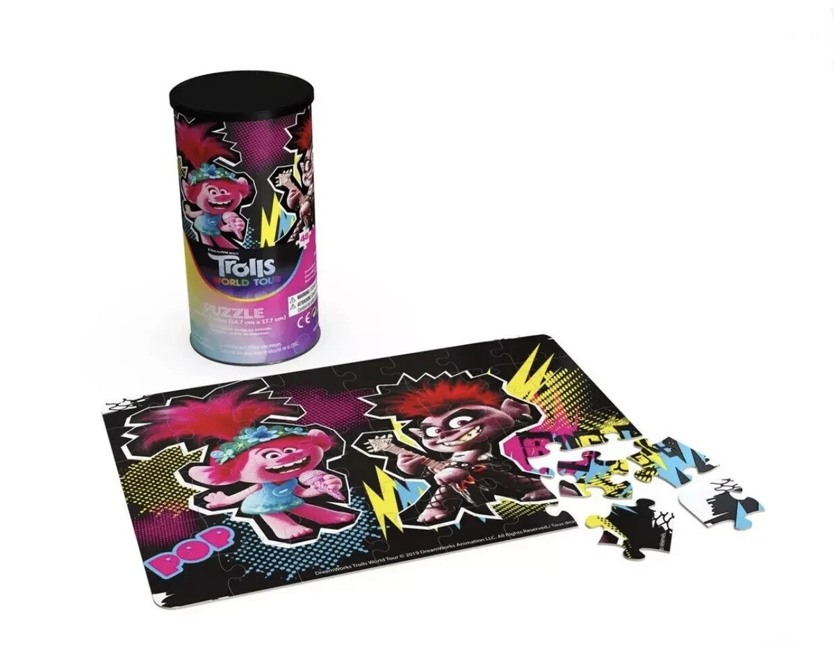 Trolls World Tour 48-Piece Jigsaw Puzzle in Tube | eBay