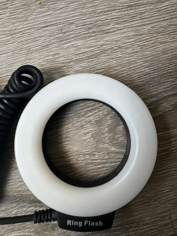 NEEWER 48Macro LED anel flash pacote com display LCD anel adaptador de controle de energia - Imagem 3 de 3