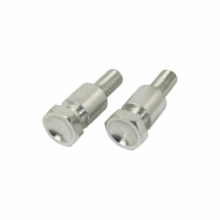 BIKE IT LONG KAWASAKI TYPE PADDOCK STAND BOBBINS 10MM 1.25 PITCH IN SILVER ZX12R