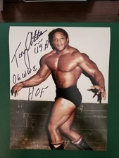 WWE Hall Of Famer Tony Atlas 8x10 Autographed Photo