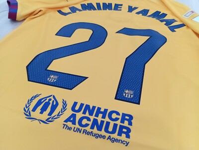 Nike FC Barcelona Fourth 23/24 Lamine Yamal #27 Jersey (US M Size