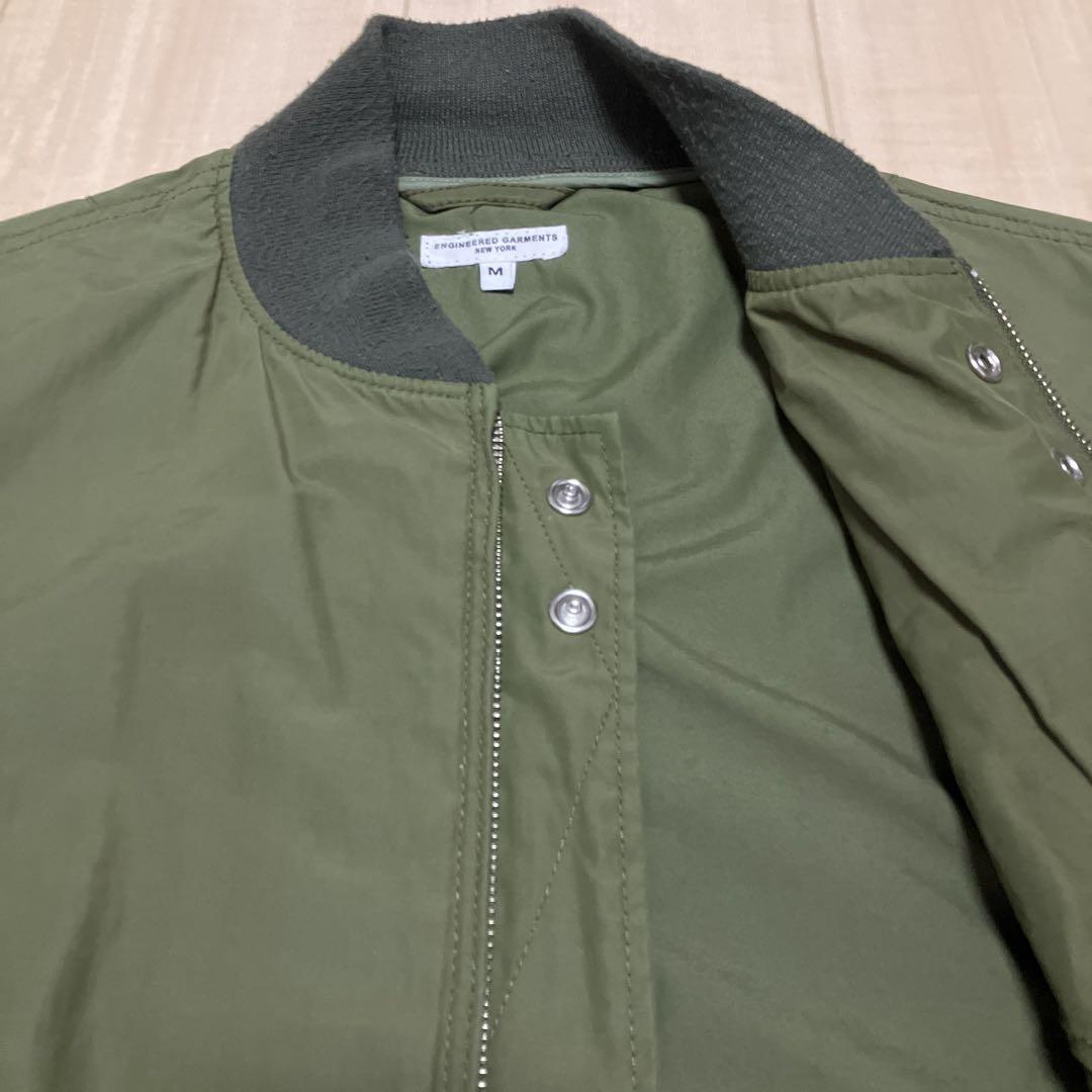 ENGINEERED GARMENTS Aviator Jacket M Size Olive Made In ENGINEERED GARMENTS Aviator Jacket M Size Olive Made In
