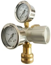 High Flow Adjustable Co2 Regulator Offroad Jeep Tires OBA Air Rock Crawler