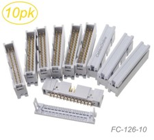 10-Pack 26-Pin Male IDC Flat Ribbon Cable Box Header 2.54mm Pitch Connectors