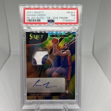 Isaiah Livers 2021 Select RPA Tie Dye Prizm /25 PSA 7 RC