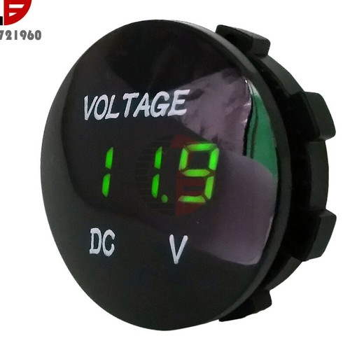 DC 12V LED Panel Digital Spannung Volt Meter Anzeige Voltmeter Motorrad Auto - Bild 9 von 26