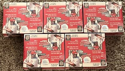 5 count lot 2000 Upper Deck Ultimate Victory Baseball Box Factory Sealed