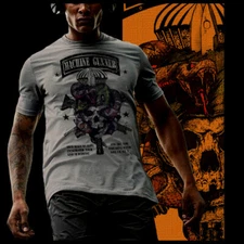 Machine Gunner Infantry T-Shirt Military Iraq War Infantryman Combat Veteran Tee