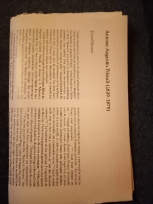 ZZ13 Ephemera 80er Jahre Artikel Antoine Augustin Preault David Mäher 