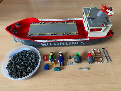 Playmobil 4472 Titan Conlines Large Container Cargo Ship Boat Tanker  Australia