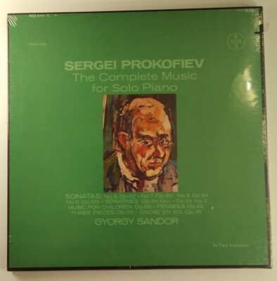 Prokofiev Rare Vinyl LP Set Sealed  Vox SVBX5409 Solo Piano Gyorgy Sandor Sonata