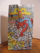 Marvel Comics Spiderman McDonalds Kids Meal Bag -1995