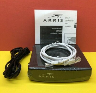 ARRIS Touchstone CM820A Docsis 3.0 8x4 Cable Modem - 300Mbps